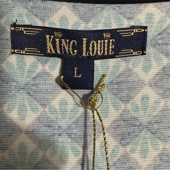 NEW with tags. King Louie large "Mona" dress in Mazapan Black, geometric pattern - Picture 4 of 10